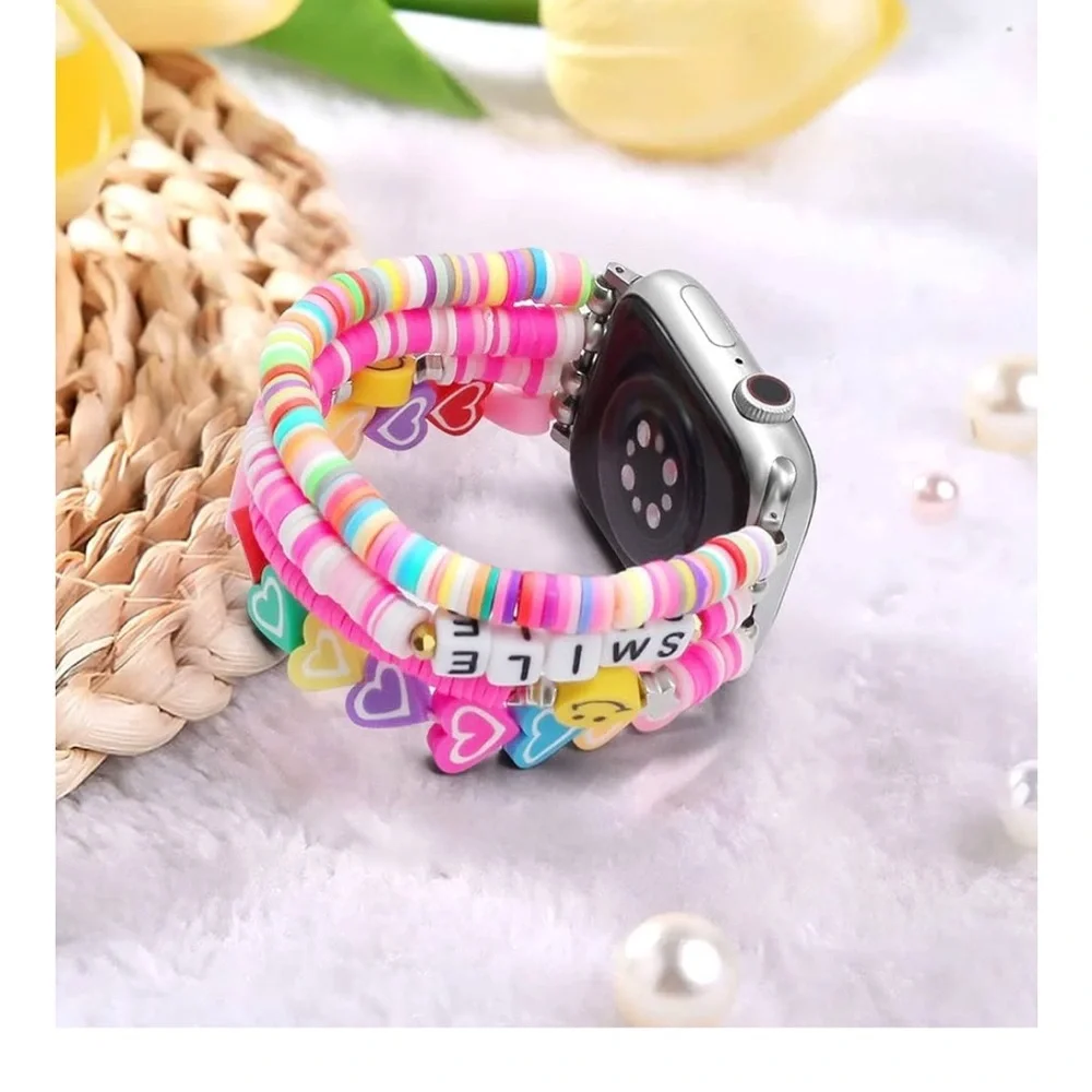 Elastic Beaded Band for Apple Watch